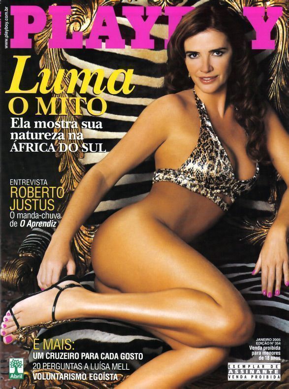 Luma De Oliveira Pelada Na Playboy Janeiro De 2005 Mulheres Peladas